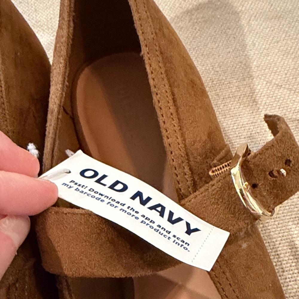 Old Navy Chestnut Mary Jane Ballet Flats/NWT/10 - Picture 7 of 15